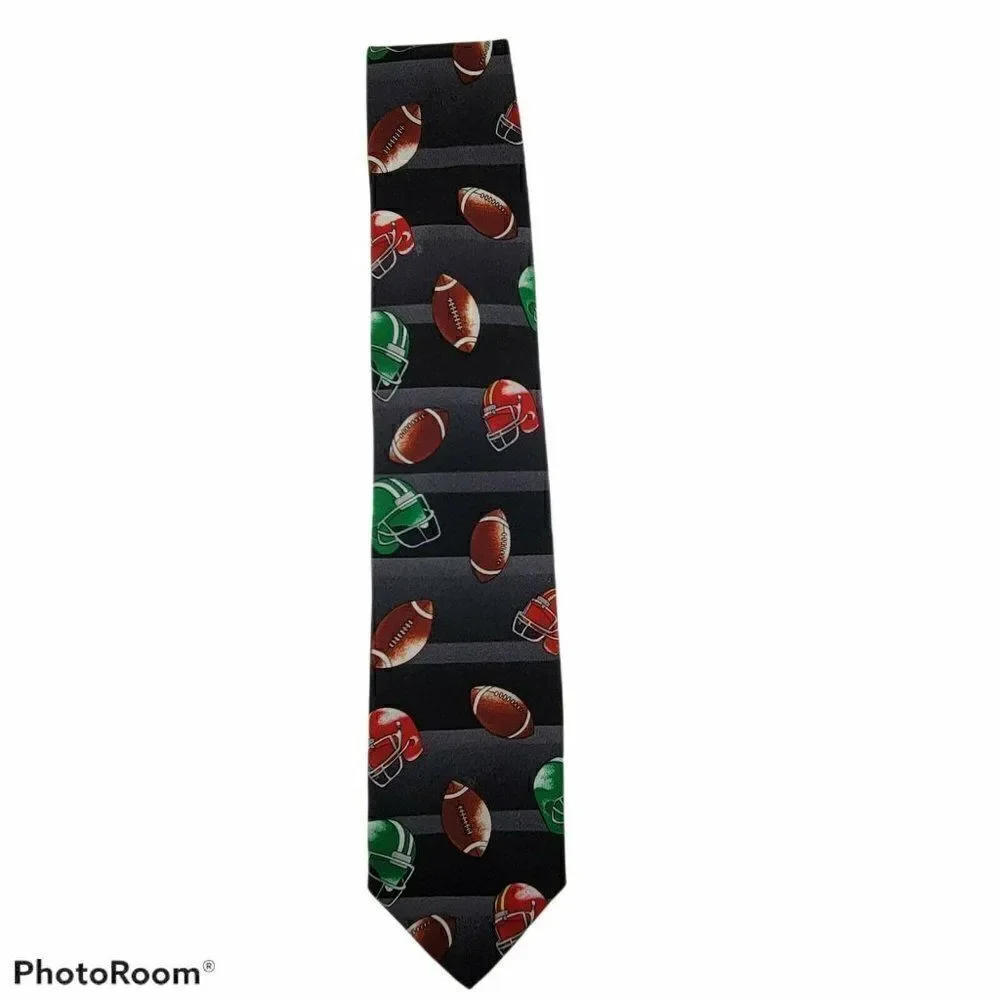 Keith Daniels Football Tie Mens Necktie Helmet 57